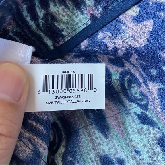 BCBGMAXAZRIA Jaques Printed Wide-Leg Pant - Picture 9 of 11